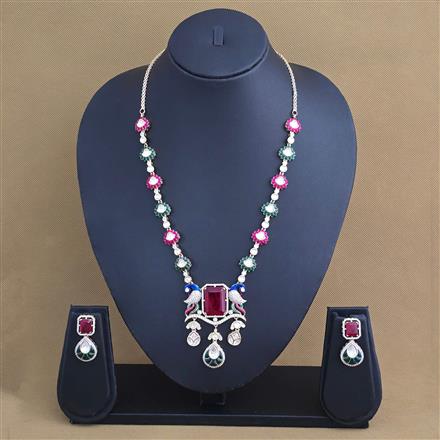 Kundan Classic Necklace Set With Carat Gold Plating