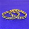 Kundan Openable Bangles With Gold Plating