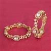 Kundan Openable Bangles With Carat Gold Plating