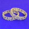 Kundan Openable Bangles With Carat Gold Plating