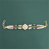 Kundan Moti Bracelet With Gold Plating