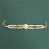 Kundan Moti Bracelet With Gold Plating
