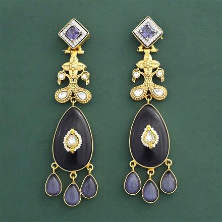 Kundan Classic Earring With Gold Plating