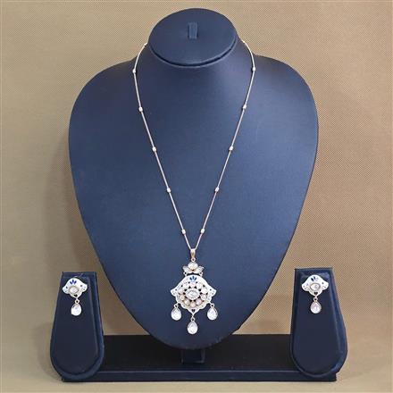 Kundan Meenakari Pendant Set With Carat Gold Plating