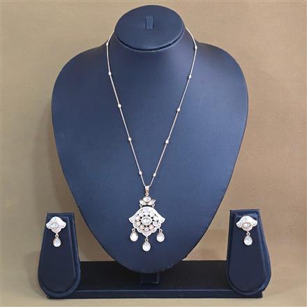 Kundan Meenakari Pendant Set With Carat Gold Plating