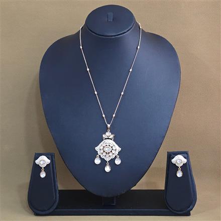 Kundan Meenakari Pendant Set With Carat Gold Plating