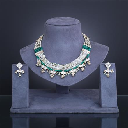 Kundan Moti Necklace With Carat Gold Plating