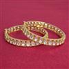Kundan Openable Bangles With Carat Gold Plating
