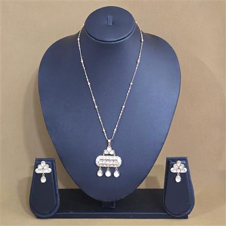 Kundan Meenakari Pendant Set With Carat Gold Plating