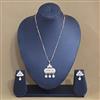 Kundan Meenakari Pendant Set With Carat Gold Plating