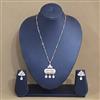 Kundan Meenakari Pendant Set With Carat Gold Plating