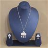 Kundan Meenakari Pendant Set With Carat Gold Plating