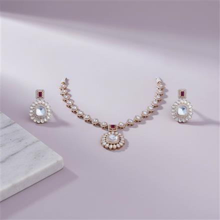 Kundan Classic Necklace With Carat Gold Plating