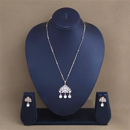 Kundan Meenakari Pendant Set With Carat Gold Plating