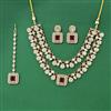 Kundan Classic Necklace Set With Carat Gold Plating