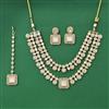 Kundan Classic Necklace Set With Carat Gold Plating