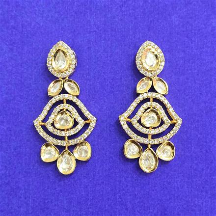 Kundan Classic Earring With Carat Gold Plating
