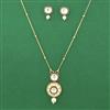 Kundan Classic Pendant Set With Carat Gold Plating