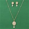 Kundan Classic Pendant Set With Carat Gold Plating