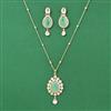 Kundan Classic Pendant Set With Carat Gold Plating