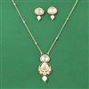 Kundan Classic Pendant Set With Carat Gold Plating