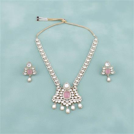 Kundan Classic Necklace Set With Carat Gold Plating