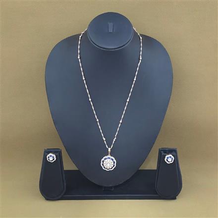 Kundan Classic Pendant Set With Carat Gold Plating