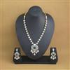 Kundan Classic Necklace Set With Mehndi Plating