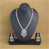 Kundan Classic Necklace Set With Mehndi Plating