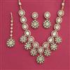 Kundan Meenakari Necklace Set With Carat Gold Plating