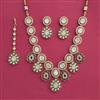 Kundan Meenakari Necklace Set With Carat Gold Plating