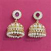 Kundan Jhumki With Carat Gold Plating