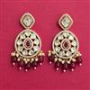 Kundan Moti Earring With Carat Gold Plating