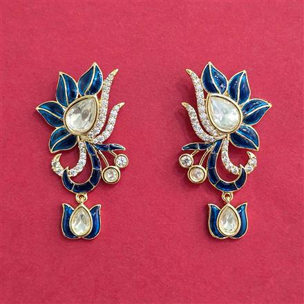Kundan Classic Earring With Carat Gold Plating