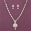 Kundan Meenakari Necklace Set With Carat Gold Plating