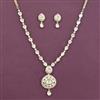 Kundan Meenakari Necklace Set With Carat Gold Plating