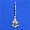Kundan Mother Of Pearl Tikka With Carat Gold Plating