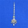 Kundan Mother Of Pearl Tikka With Carat Gold Plating