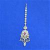 Kundan Mother Of Pearl Tikka With Carat Gold Plating