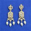 Kundan Mother Of Pearl Earring With Carat Gold Plating