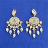 Kundan Mother Of Pearl Earring With Carat Gold Plating