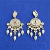 Kundan Mother Of Pearl Earring With Carat Gold Plating