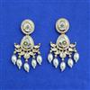 Kundan Mother Of Pearl Earring With Carat Gold Plating