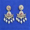 Kundan Mother Of Pearl Earring With Carat Gold Plating