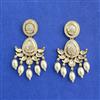 Kundan Mother Of Pearl Earring With Carat Gold Plating