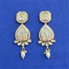Kundan Mother Of Pearl Earring With Carat Gold Plating
