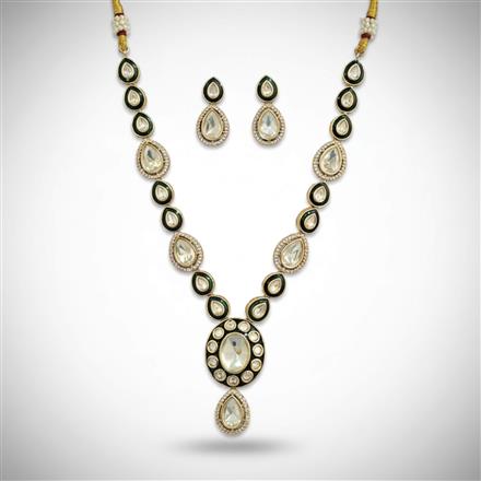 Kundan Meenakari Necklace With Carat Gold Plating