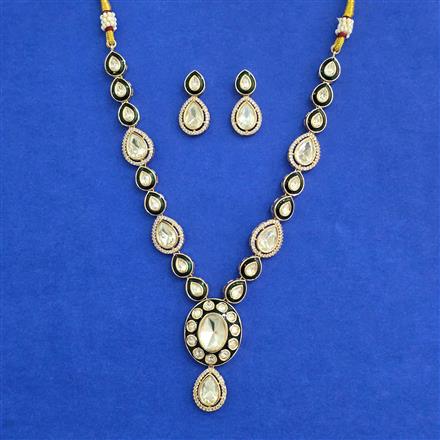 Kundan Meenakari Necklace With Carat Gold Plating