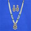 Kundan Moti Pendant Set With Carat Gold Plating