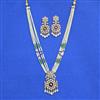 Kundan Moti Pendant Set With Carat Gold Plating